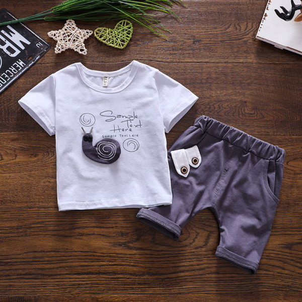 Καλοκαιρινό παιδικό σετ για αγόρια - μπλουζάκι και σορτς