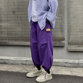 Ανδρικό παντελόνι φαρδύ μοντέλο με κορδόνια