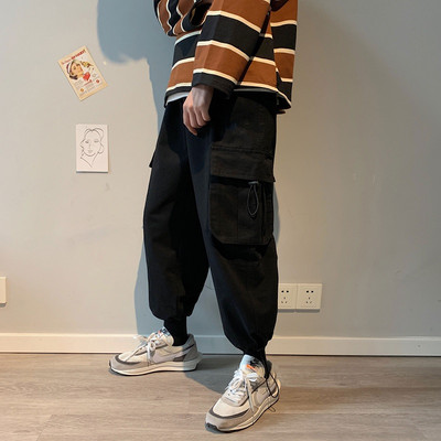 Ανδρικό καθημερινό παντελόνι με πλαϊνές τσέπες