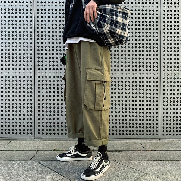 Ανδρικό καθημερινό παντελόνι με πλαϊνές τσέπες