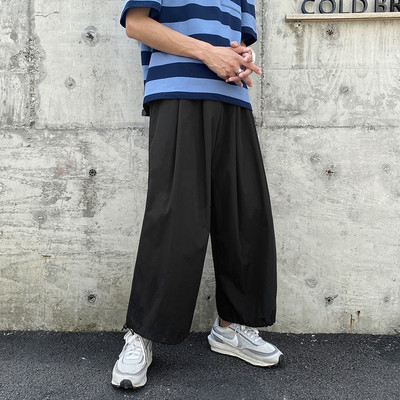 Ανδρικό παντελόνι φαρδύ μοντέλο με κορδόνια