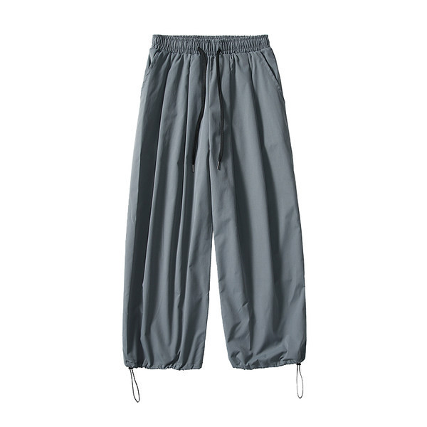 Ανδρικό παντελόνι φαρδύ μοντέλο με κορδόνια