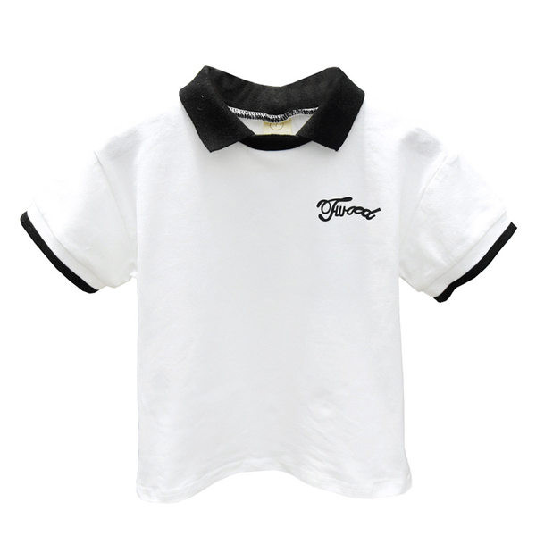 Καλοκαιρινό σετ για αγόρια - μπλούζα με κλασικό κολάρο και τζιν