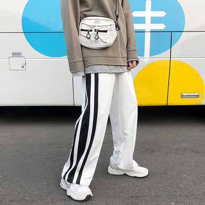 Ανδρικό καθημερινό παντελόνι - φαρδύ μοντέλο