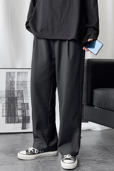 Ανδρικό παντελόνι απλό ίσιο μοντέλο