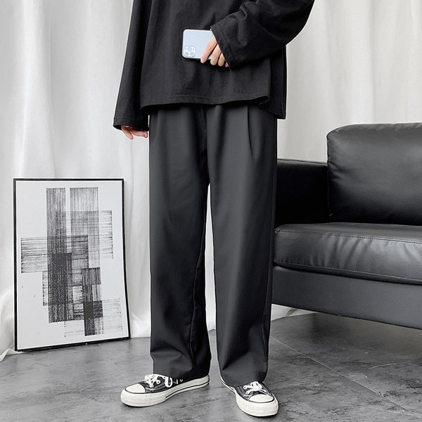 Ανδρικό παντελόνι απλό ίσιο μοντέλο