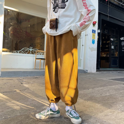 Ανδρικό casual παντελόνι  απλό αρδύ μοντέλο