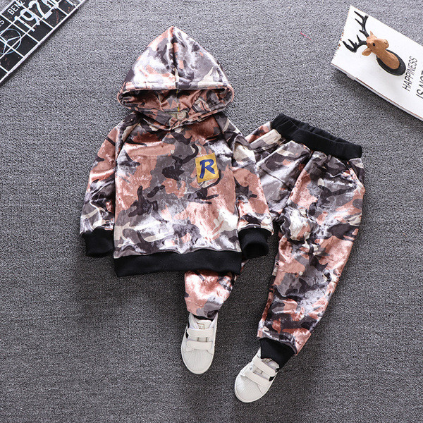 Παιδικό σετ καμουφλάζ με δύο μέρη για αγόρια