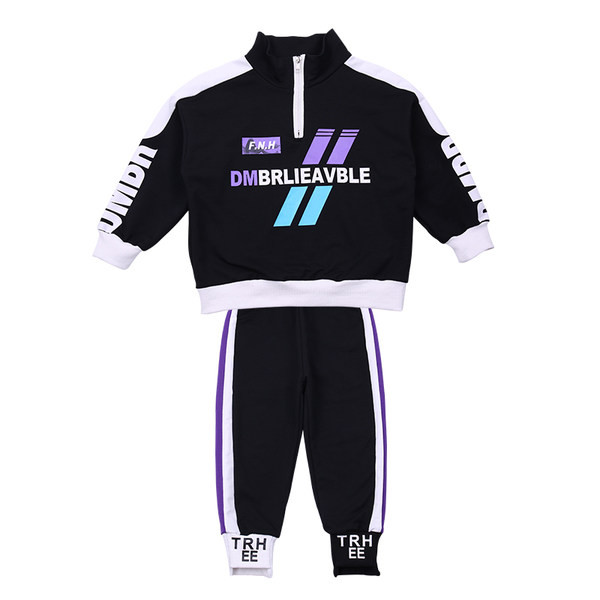 Παιδικό καθημερινό σετ με επιγραφές και φερμουάρ για αγόρια