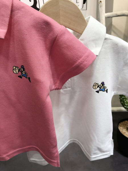 Παιδική καθημερινή φόρμα από δύο μέρη για αγόρια - Μπλουζάκι με κλασικό κολάρο και τζιν