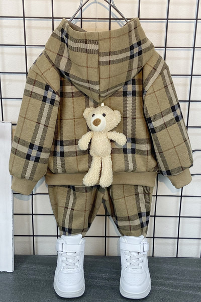 Νέο μοντέλο παιδικό σετ από δύο μέρη με κουκούλα