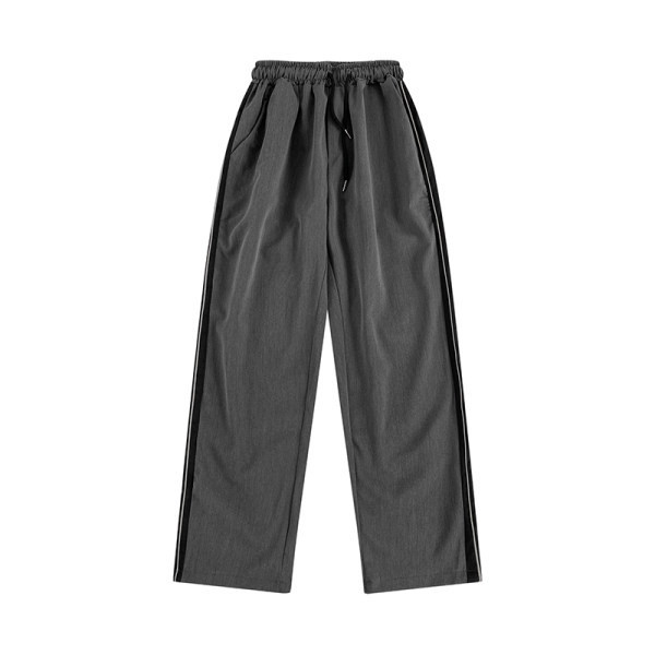 Ανδρικό παντελόνι - απλό φαρδύ μοντέλο με μπορντούρα