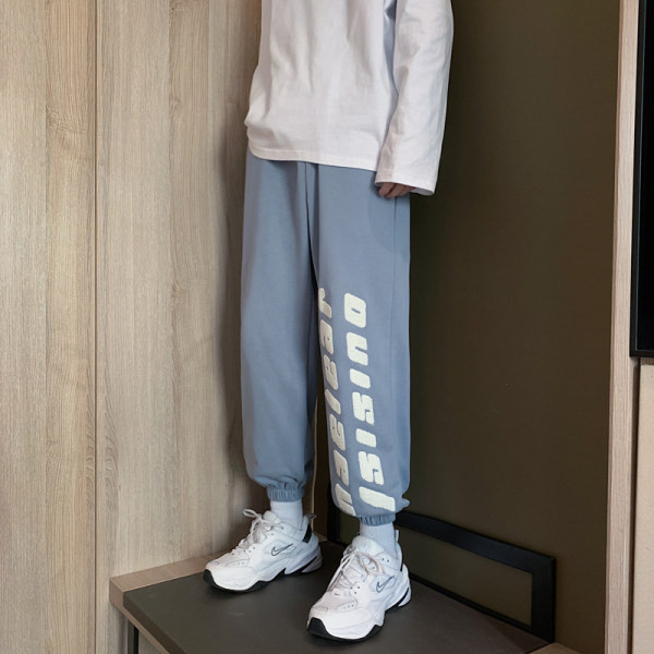 Ανδρικό παντελόνι ίσιο μοντέλο με  λάστιχο