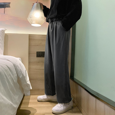 Ανδρικό παντελόνι με μήκος 9/10 - φαρδύ μοντέλο