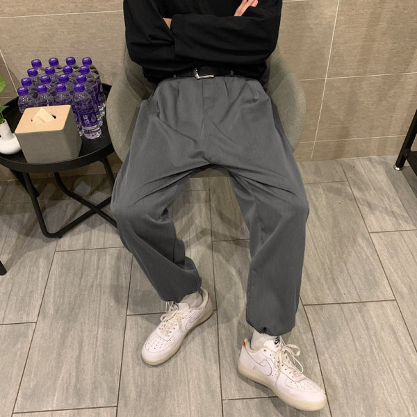 Ανδρικό παντελόνι με μήκος 9/10 - φαρδύ μοντέλο