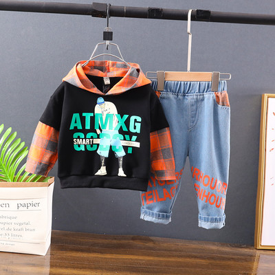 Dnevni dječji set za dječake od traperica i trenirke