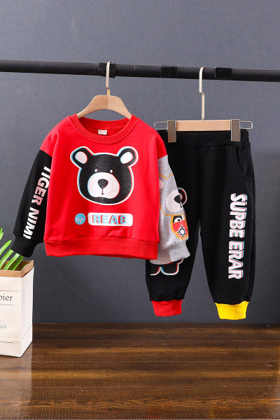 Casual σετ μπλούζας και παντελόνι για αγόρια