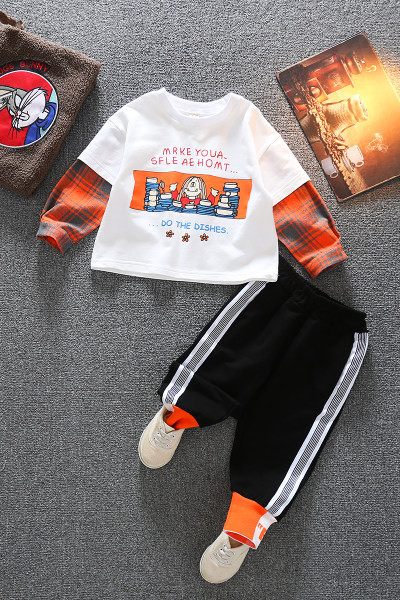 Παιδικό καθημερινό σετ  με εφαρμογή για αγόρια