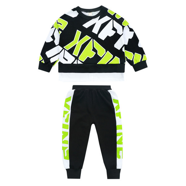 Καθημερινά παιδικά σετ από δύο μέρη με επιγραφές