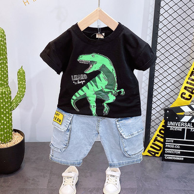 Καλοκαιρινά αγόρια σετ μπλουζών και τζιν