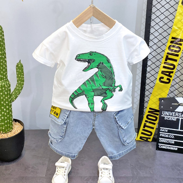 Καλοκαιρινά αγόρια σετ μπλουζών και τζιν