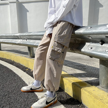 Ανδρικό μοντέρνο παντελόνι με πλαϊνές τσέπες