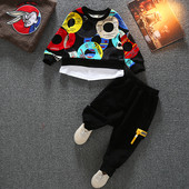 Set pentru copii colorat din două părți pentru băieți