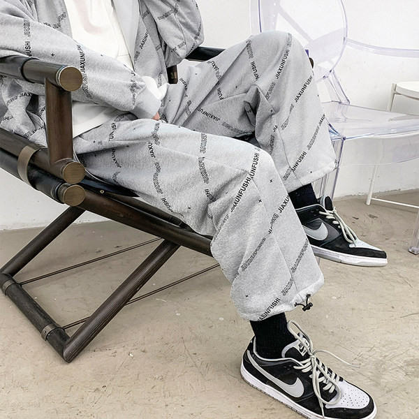 Muške duge hlače s natpisima