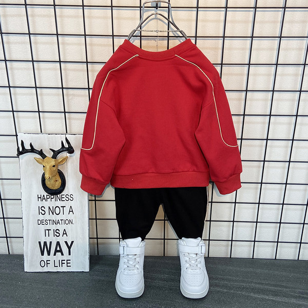 Dječji dnevni set u crnoj i crvenoj boji