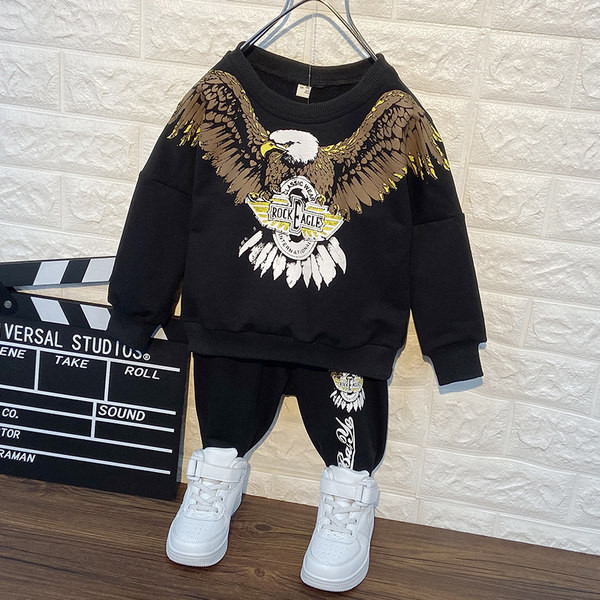 Σετ παιδικό για αγόρια σε μαύρο χρώμα