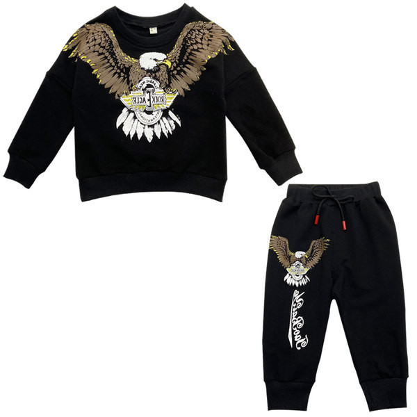 Σετ παιδικό για αγόρια σε μαύρο χρώμα