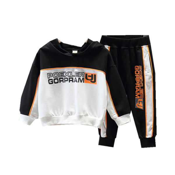 Παιδικό σετ για αγόρια με κουκούλα στην μπλούζα και παντελόνι