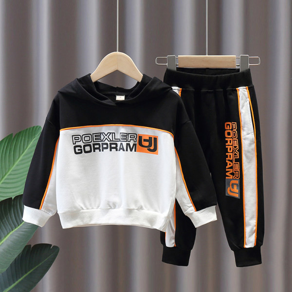 Παιδικό σετ για αγόρια με κουκούλα στην μπλούζα και παντελόνι