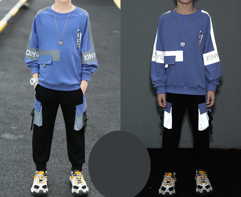 Νέο μοντέλο παιδικό σετ  για αγόρια - φούτερ και παντελόνι με τσέπες