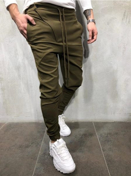 Ανδρικό παντελόνι κλασικό μοντέλο με κορδόνια