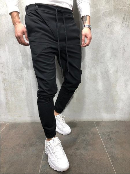 Ανδρικό παντελόνι κλασικό μοντέλο με κορδόνια