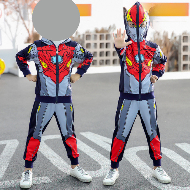 Dječji moderni komplet s kapuljačom - za dječake