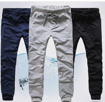 Ležerne muške sportske hlače s vezicama