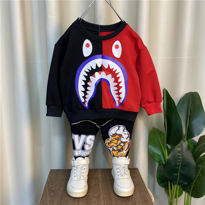 Dnevni dječji set za dječake u crno-bijeloj boji