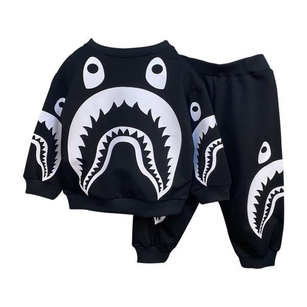 Dnevni dječji set za dječake u crno-bijeloj boji