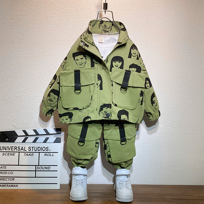 Καθημερινά παιδικά σετ με απλικέ και τσέπες