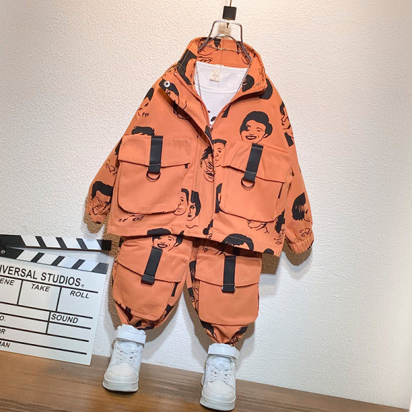 Καθημερινά παιδικά σετ με απλικέ και τσέπες