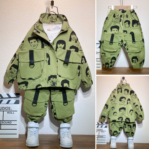 Καθημερινά παιδικά σετ με απλικέ και τσέπες