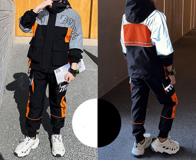 Καθημερινά παιδικά σετ από δύο μέρη με επιγραφές - για αγόρια