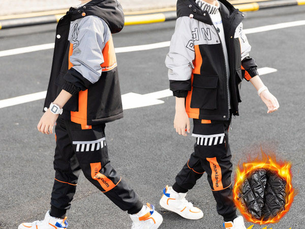 Καθημερινά παιδικά σετ από δύο μέρη με επιγραφές - για αγόρια