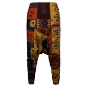 Ανδρικό παντελόνι φαρδύ μοντέλο με μοτίβο