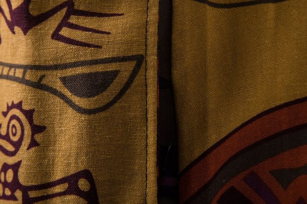 Ανδρικό παντελόνι φαρδύ μοντέλο με μοτίβο