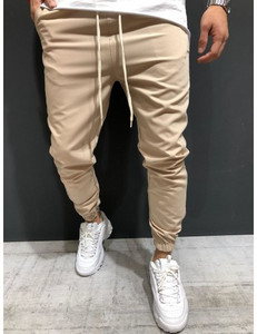 Μοντέρνο ανδρικό παντελόνι με κορδόνια