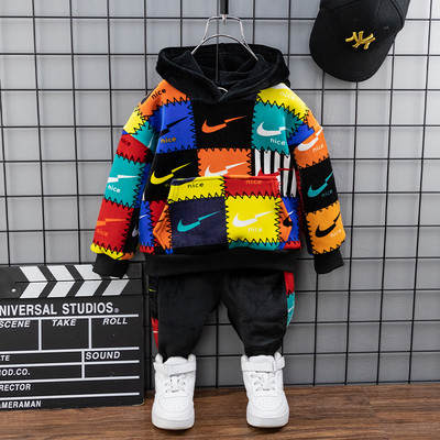 Άνοιξη-φθινόπωρο σετ με επιγραφές για αγόρι