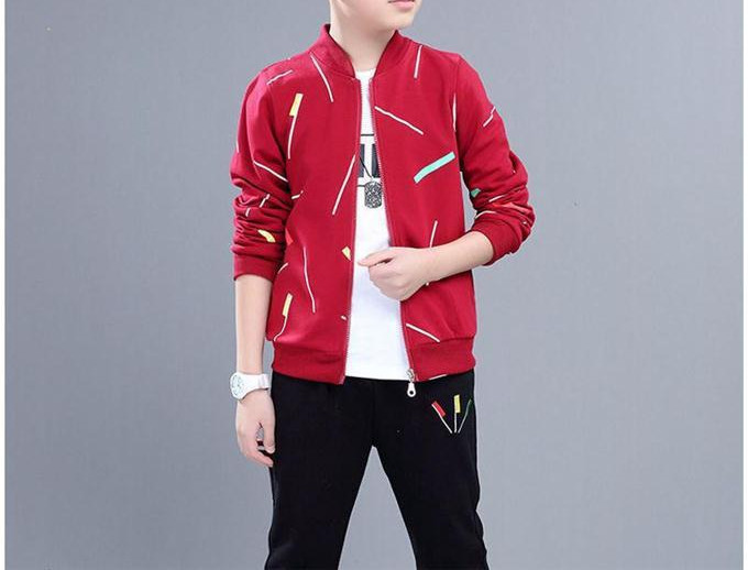 Παιδικό ανοιξιάτικο τζάκετ για αγόρια - τρία χρώματα